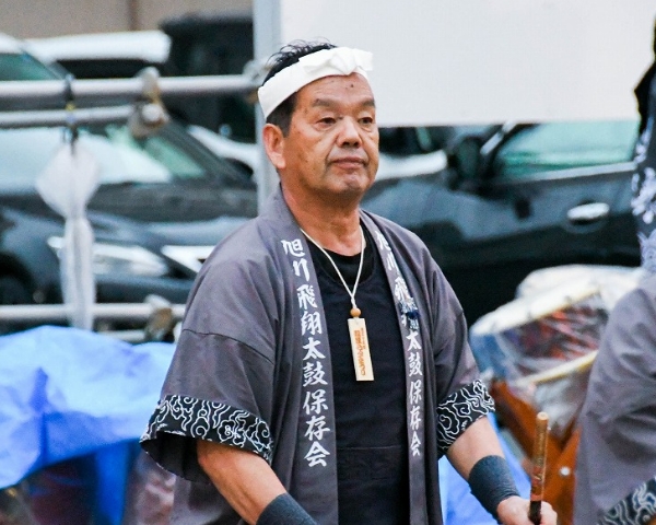 太鼓部会長 森下 聡之